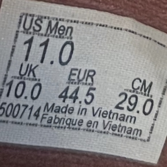 Vans Men's Brown Canvas Sneakers - Picture 6 of 6